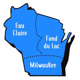 Wisconsin Episcopal Dioceses Map
